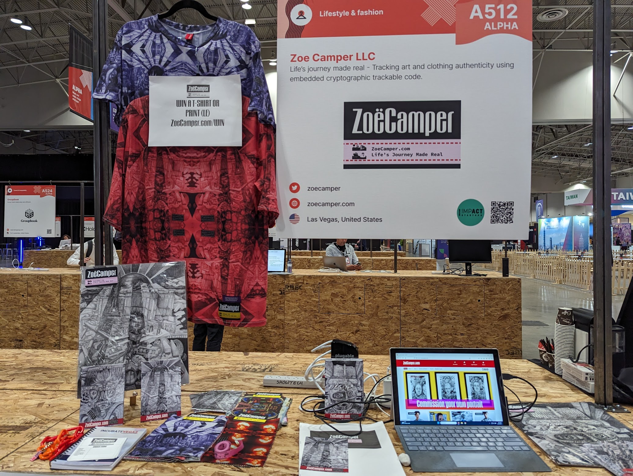 Zoe Camper LLC Collision 2023 Booth